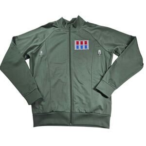 Star Wars Grand Moff Tarkin Jacket Green Full Zip ThinkGeek Men's Small